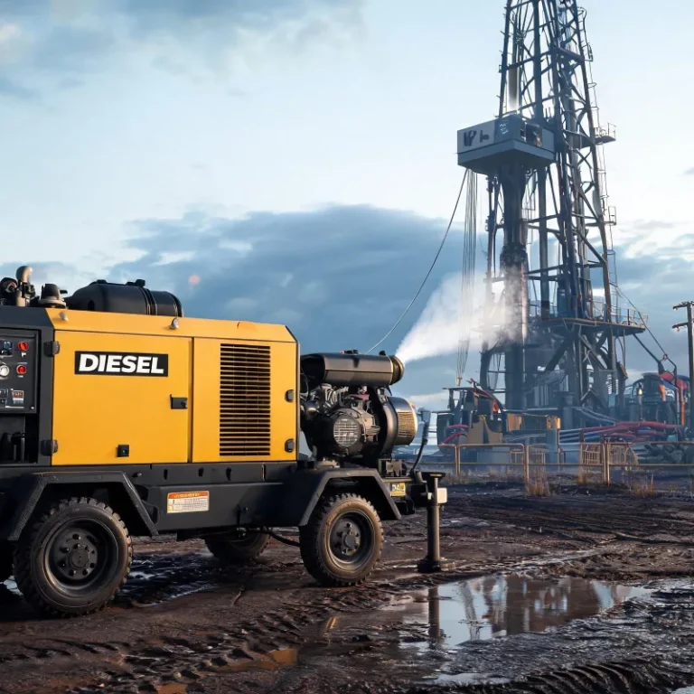 1500 CFM High Pressure Diesel Portable Air Compressor For Oil & Gas Drilling Applications