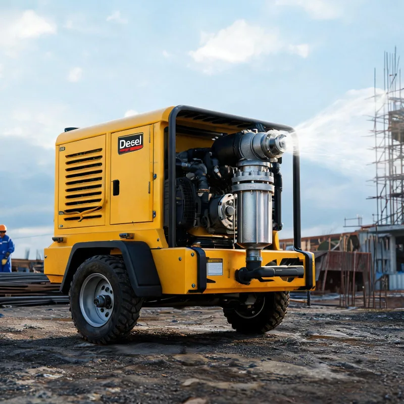 2024 New Diesel Portable Air Compressor With Upgraded Precision Air Filters