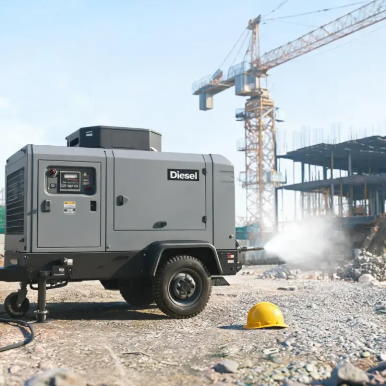 Affordable Diesel Portable Air Compressor for Small Water-Lubricated Oil-Free Screw Compressor Businesses