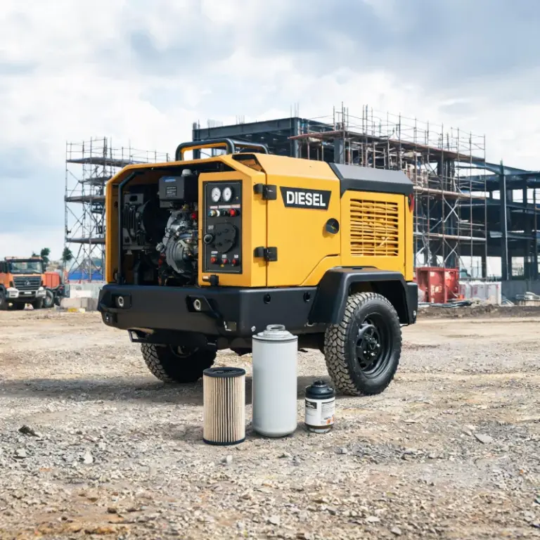 Air Filter vs Oil Separator Replacement Intervals: Diesel Portable Air Compressor Guide
