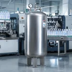 Anti-Rust Stainless Steel Air Receiver Tanks for PET Bottle Blowing Lines