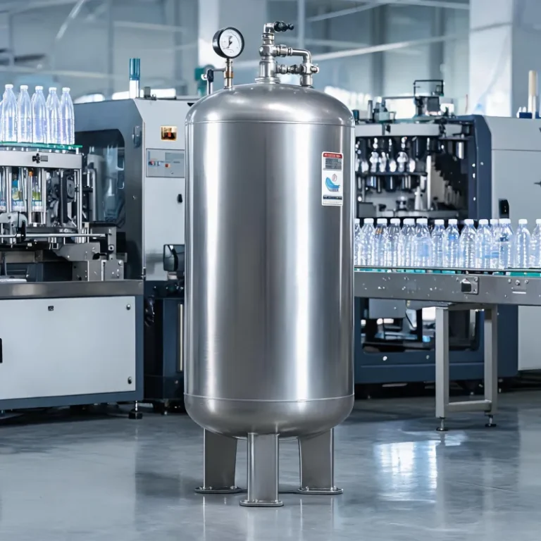 Anti-Rust Stainless Steel Air Receiver Tanks for PET Bottle Blowing Lines