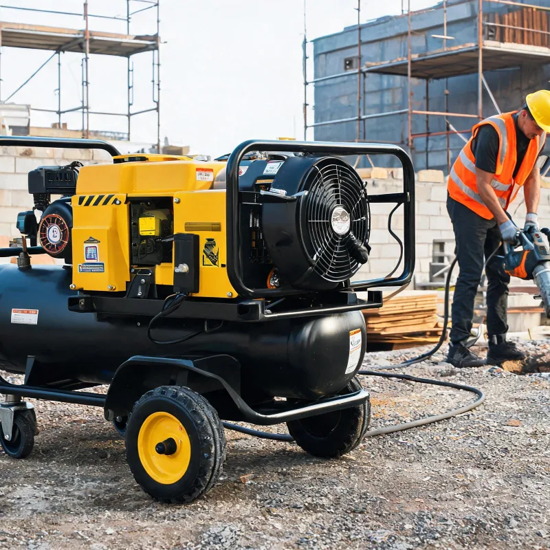 Best Budget Diesel Portable Air Compressor for Small Construction Businesses