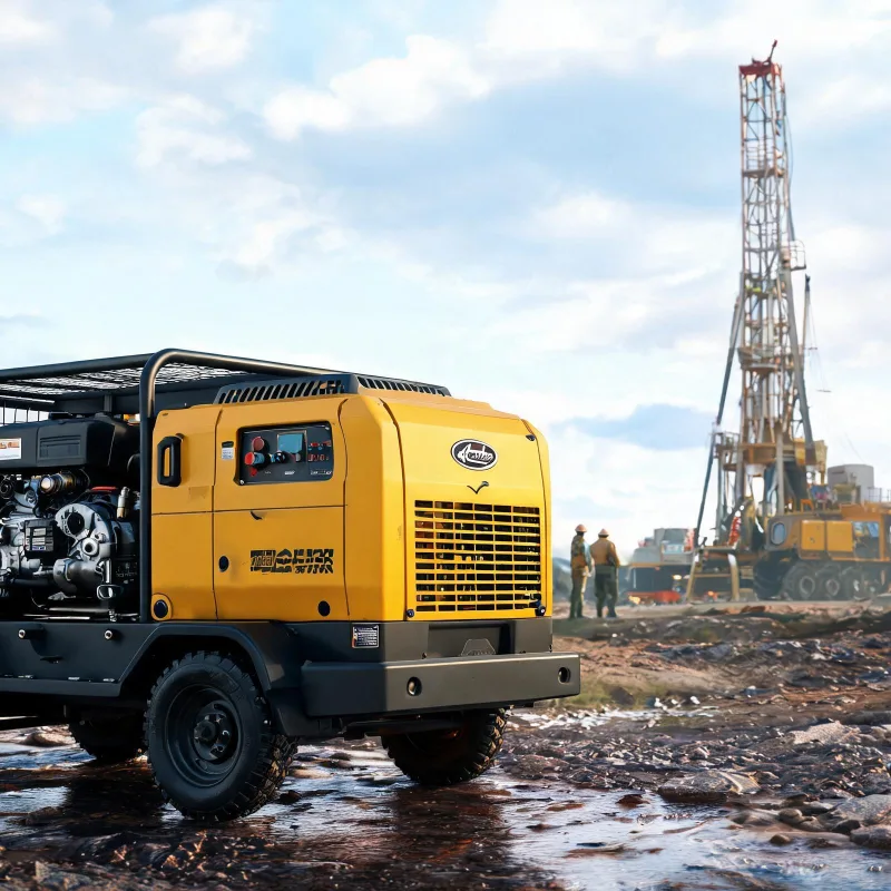 Best Diesel Portable Air Compressor Picks for Small Independent Oil & Gas Drilling Contractors