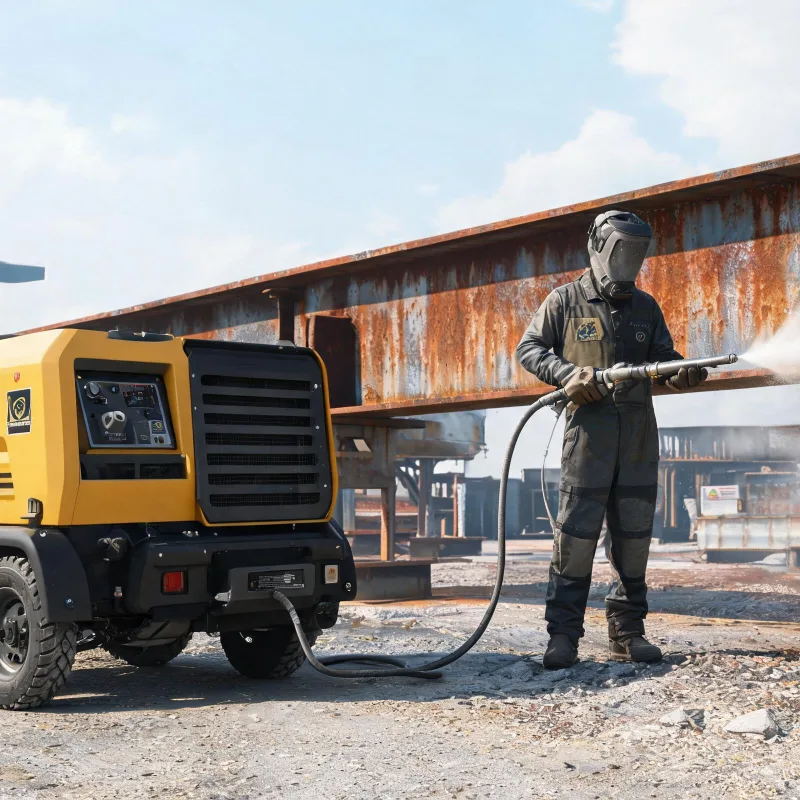 Best Diesel Portable Air Compressor for Sandblasting & Rust Removal: 2024 Top Picks & Guide