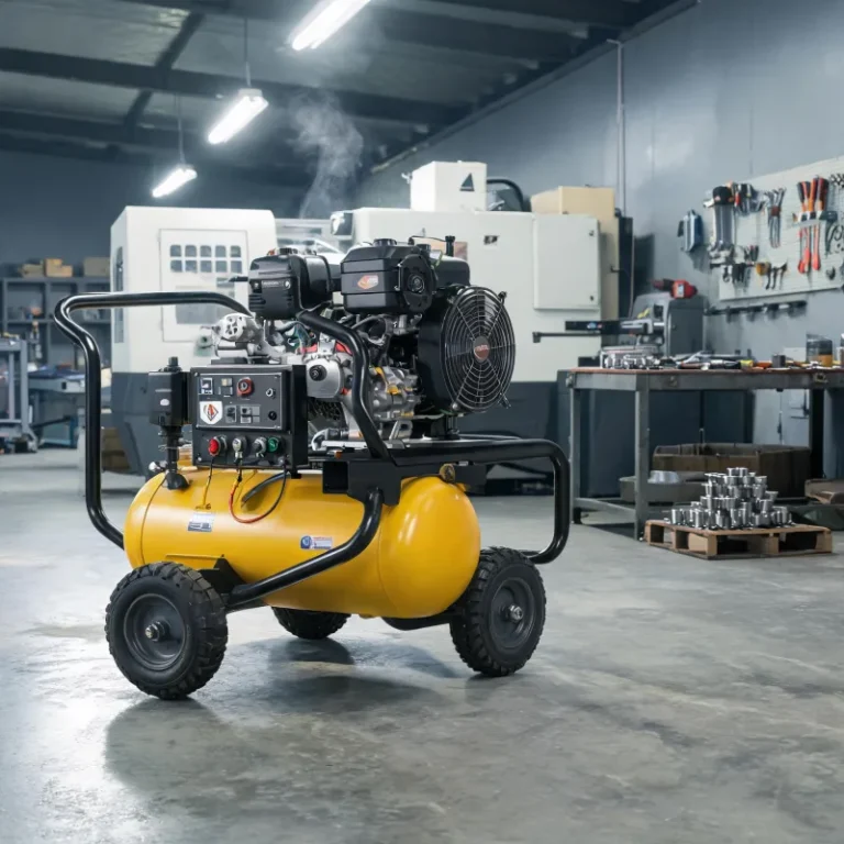 Best Rated Sized Diesel Portable Air Compressor for Small Manufacturing Factories