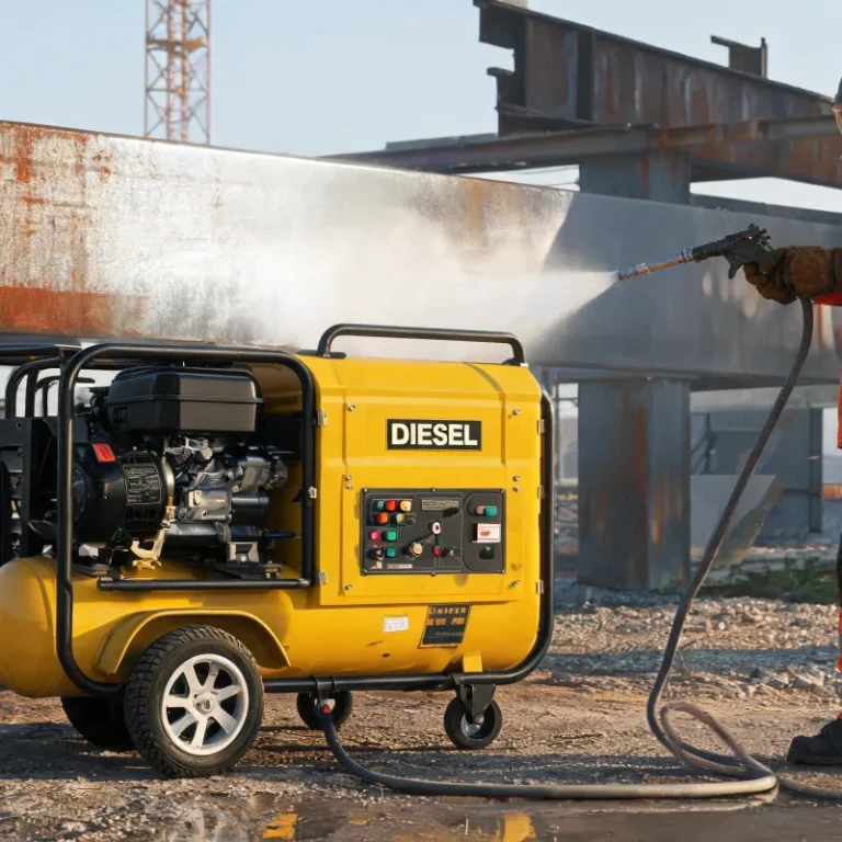 Buying a Diesel Portable Air Compressor for Sandblasting Rust Removal in the US