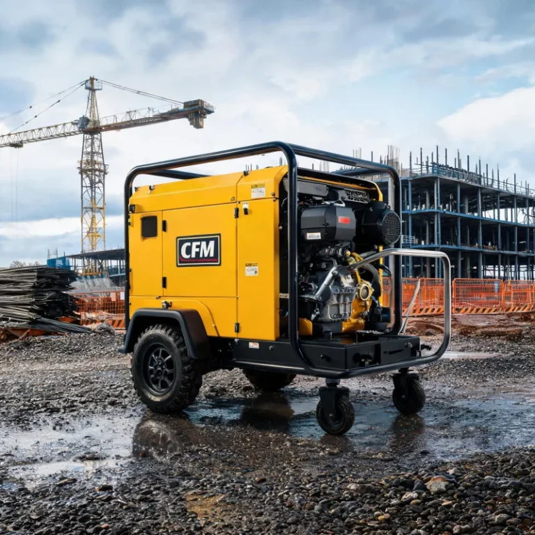 CFM Rated Diesel Portable Air Compressor for Heavy Duty On-Site Use