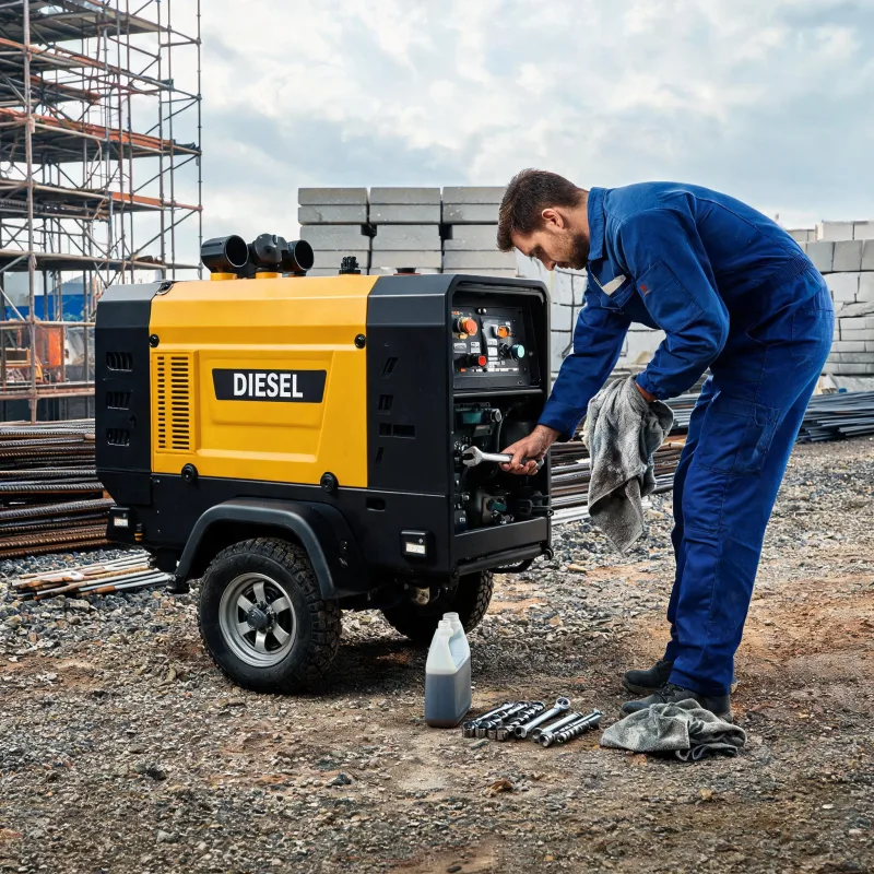 Can I Complete DIY Maintenance on My Small Diesel Portable Air Compressor