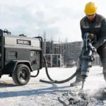 Can a Diesel Portable Air Compressor Run a Full Size Jackhammer?