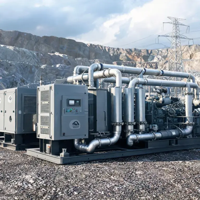 Centralized Air Compressor Station Design for Integrated Mining Plants
