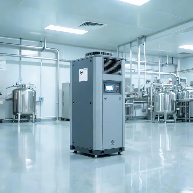 Compact Vertical Oil-Free Compressor Small Pharmaceutical Factory Project