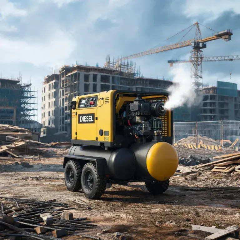 Comparing Diesel Portable Air Compressor and Gasoline Portable Centrifugal for Industrial Use