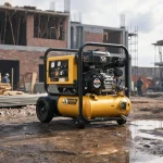 Contractor-Grade Diesel Portable Air Compressor for Small Construction Projects