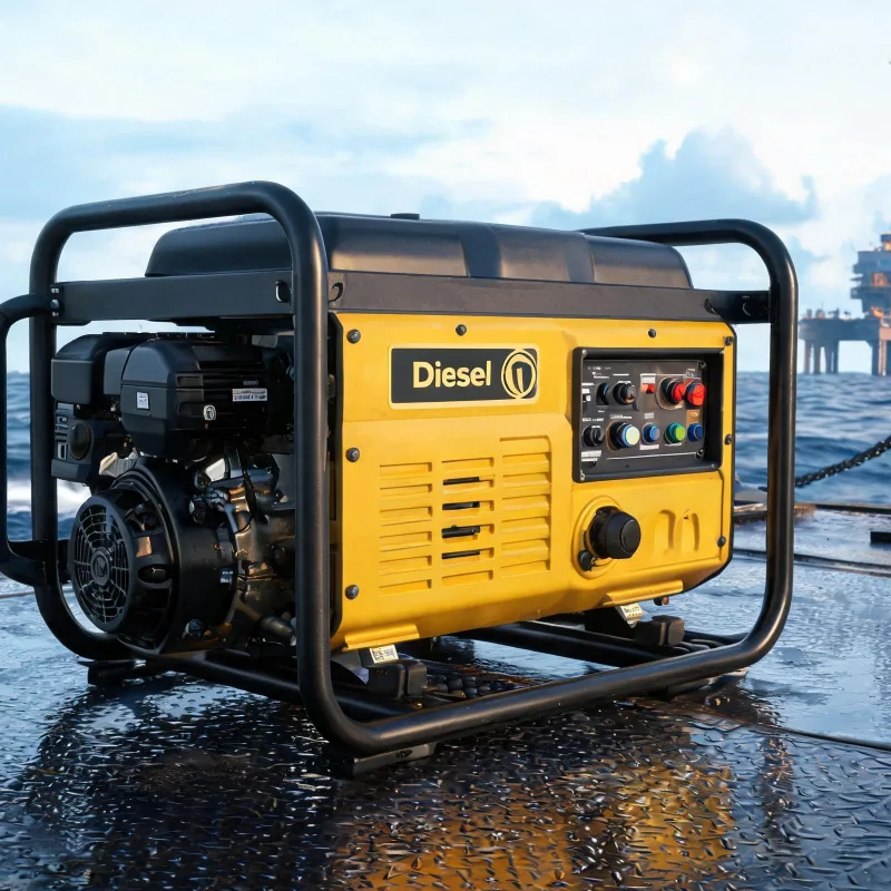 Corrosion Resistant Components for Diesel Portable Air Compressor in Marine Applications