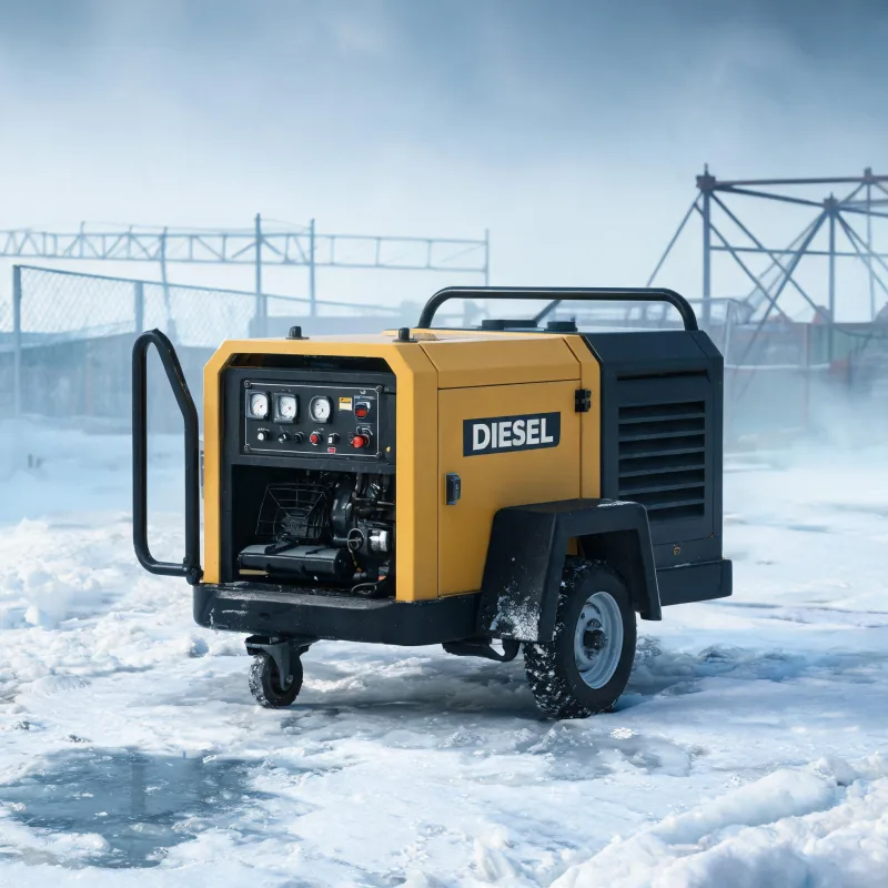 Diagnosing Common Starting Problems for Diesel Portable Air Compressor in Cold Weather