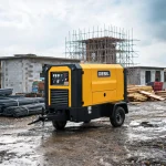 Diesel Portable Air Compressor: Permanent Magnet VFD for Small Contractors