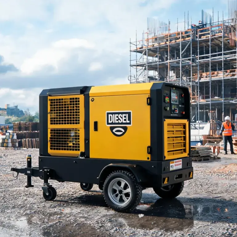 Diesel Portable Air Compressor: Small Mobile Units Meeting UK Industrial Carbon Standards