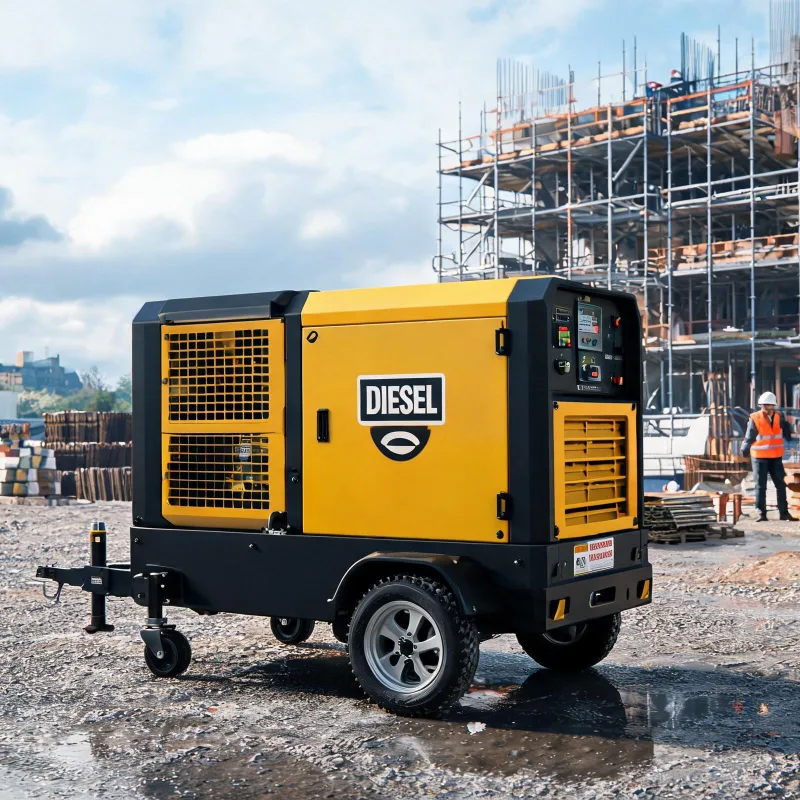 Diesel Portable Air Compressor: Small Mobile Units Meeting UK Industrial Carbon Standards