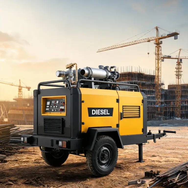 Diesel Portable Air Compressor Solutions for On-Site Compressed Air Drying and Filtration