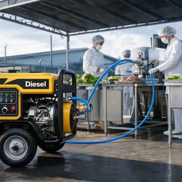 Diesel Portable Air Compressor Solutions for On-Site Mobile Food Processing