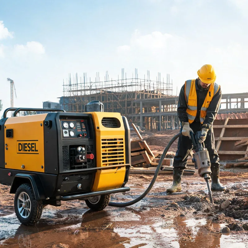 Diesel Portable Air Compressor Solutions for Remote Site Compressed Air System Design