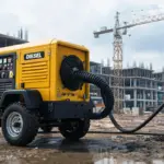 Diesel Portable Air Compressor Solutions for Temporary Centrifugal Industrial Air Supply