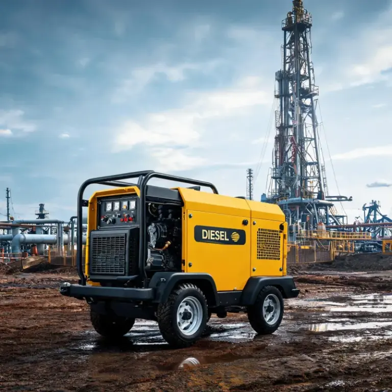 Diesel Portable Air Compressor Solutions for Underbalanced Oil & Gas Drilling