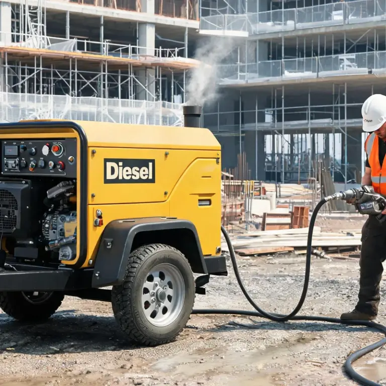 Diesel Portable Air Compressor: Working Principle for OSHA Job Site Compliance