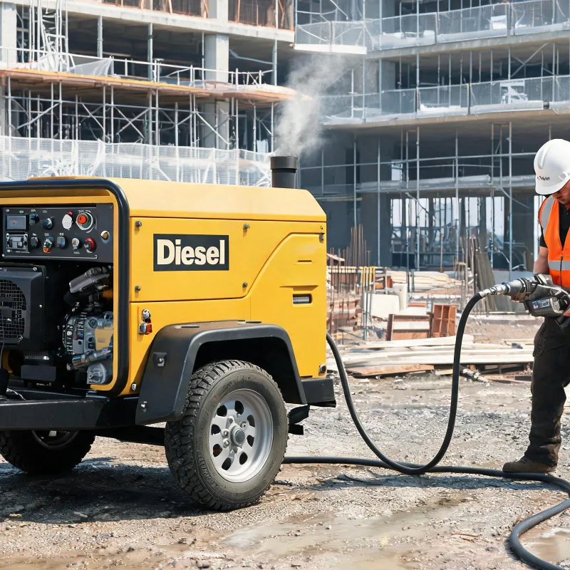Diesel Portable Air Compressor: Working Principle for OSHA Job Site Compliance