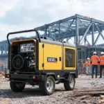 Diesel Portable Air Compressor for Bridge Construction Equipment Maintenance