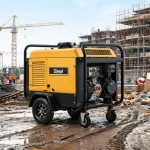 Diesel Portable Air Compressor for Construction Site: Water-Lubricated Oil-Free Screw Operation