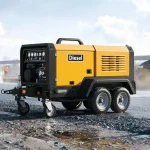 Diesel Portable Air Compressor for Heavy-Duty Construction Road Work