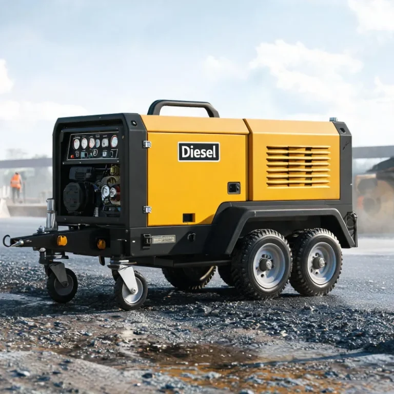 Diesel Portable Air Compressor for Heavy-Duty Construction Road Work