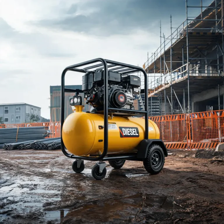 Diesel Portable Air Compressor for Off-Grid Construction Carbon Reduction Projects