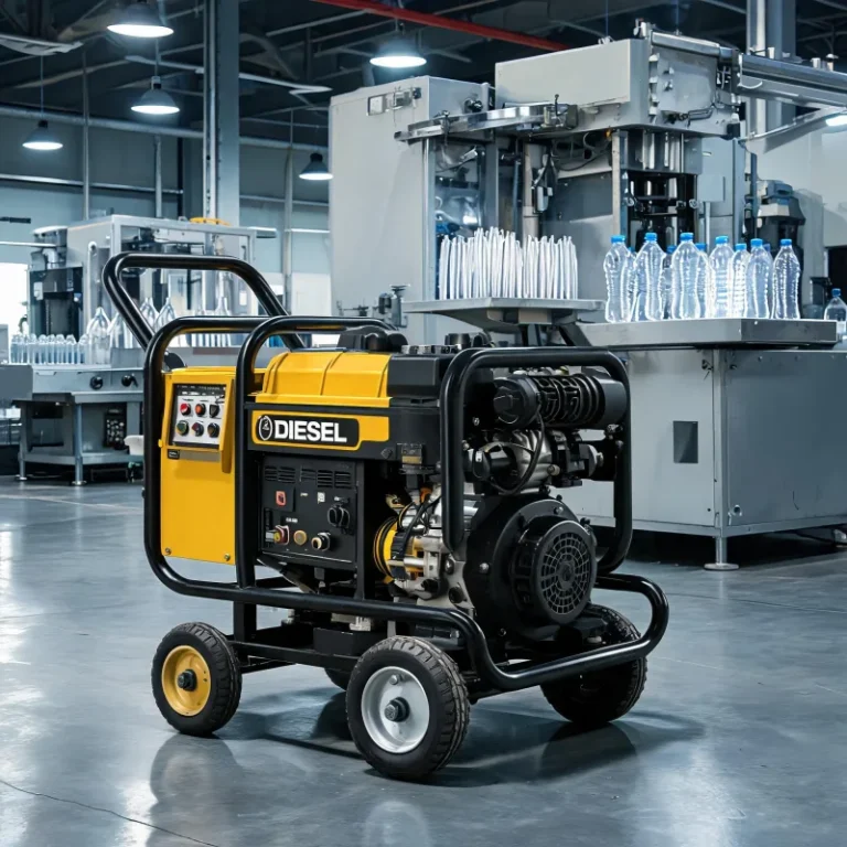 Diesel Portable Air Compressor for On-Site PET Preform Blowing Production