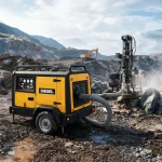 Diesel Portable Air Compressor for Remote Construction Site Drilling Operations
