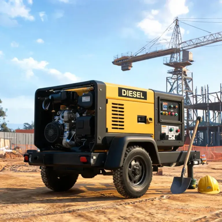 Diesel Portable Air Compressor for Sale for Texas Construction Projects