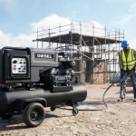 Diesel Portable Air Compressor for Small Business Water Lubricated Screw Models