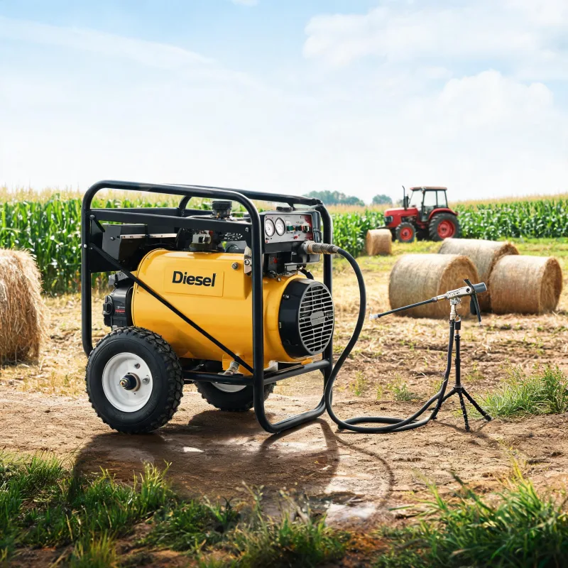 Diesel Portable Air Compressor for Small Family Farm Operations