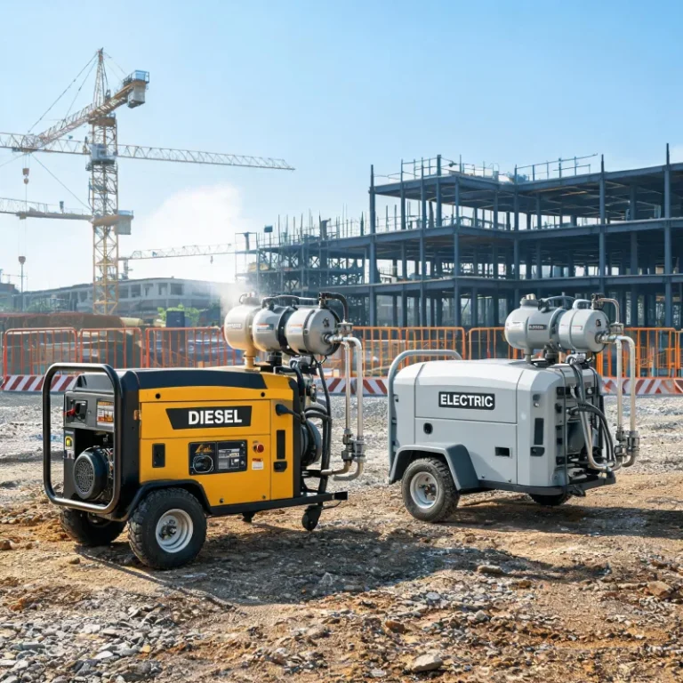 Diesel Portable Air Compressor vs Electric for Air Filtration Systems