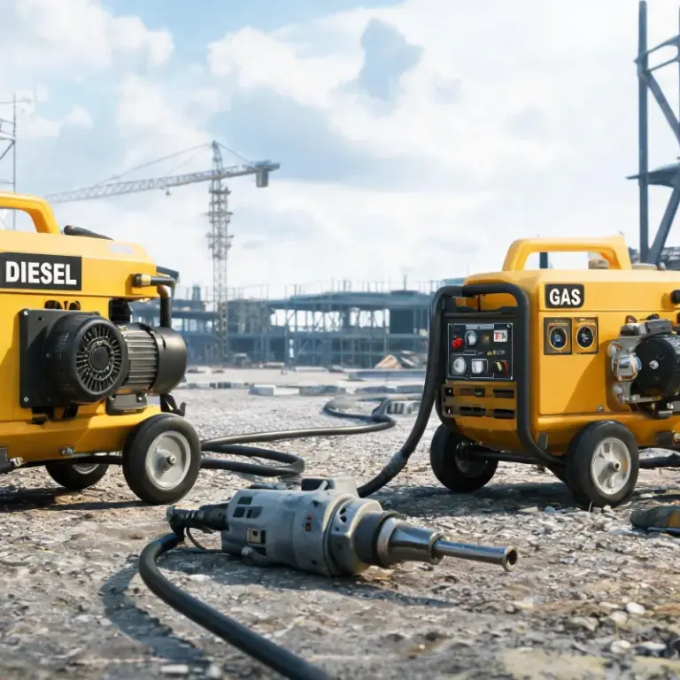 Diesel Portable Air Compressor vs Gas: Which Works Better For Your Jobsite