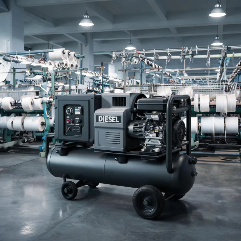 Diesel Portable Air Compressor vs Gas for Textile Weaving: Practical Comparison