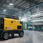 Diesel Portable Air Compressors: Reliable Backup Compressed Air for Textile Mills