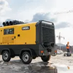 Diesel Portable Air Compressors for Mobile Water-Lubricated Oil-Free Screw Field Assignments