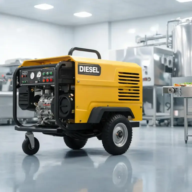 Diesel Portable Air Compressors for US Food Processing Industry Applications
