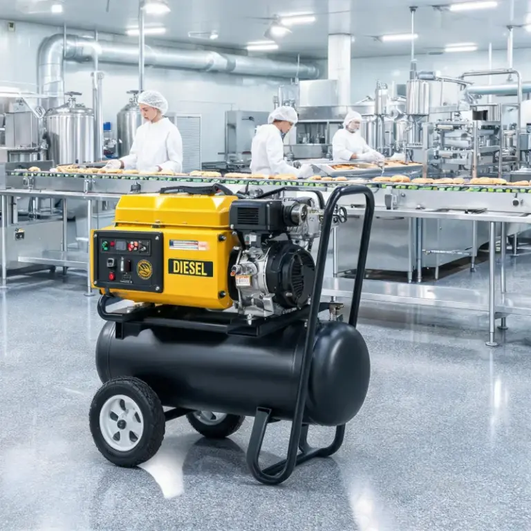 Diesel vs Gas Portable Air Compressors: Selection Guide for Food Processing