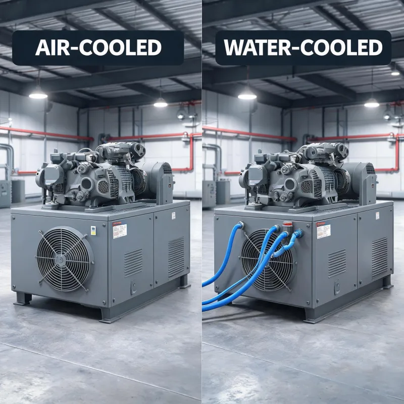 Difference Between Water-Cooled and Air-Cooled Air Compressors
