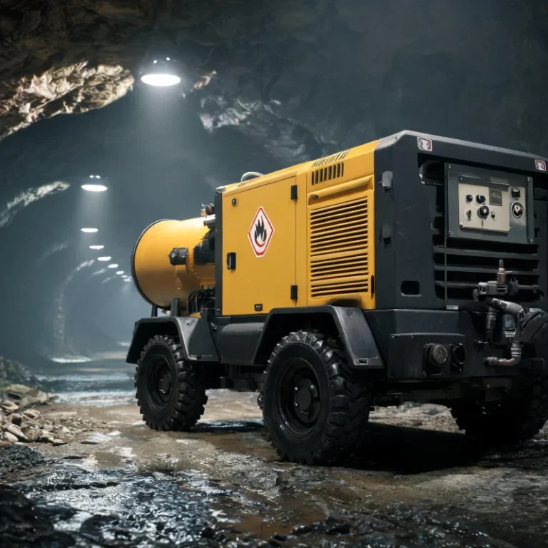 Explosion-Proof Diesel Mobile Air Compressor for Underground Mining Tunneling