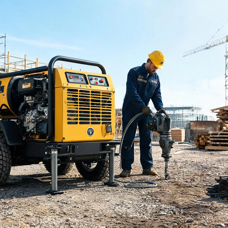Find Reliable Diesel Portable Air Compressor Suppliers for Quiet Portable Units in the US